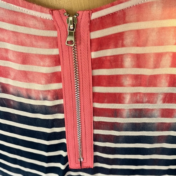 Blue Curl Beachwear, Red, White and Blue Dress, pocket on front. - Picture 3 of 5